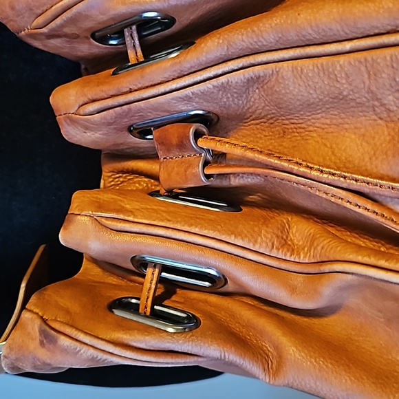 Mimco THE COCOON Leather Drawstring bag - Picture 3 of 7